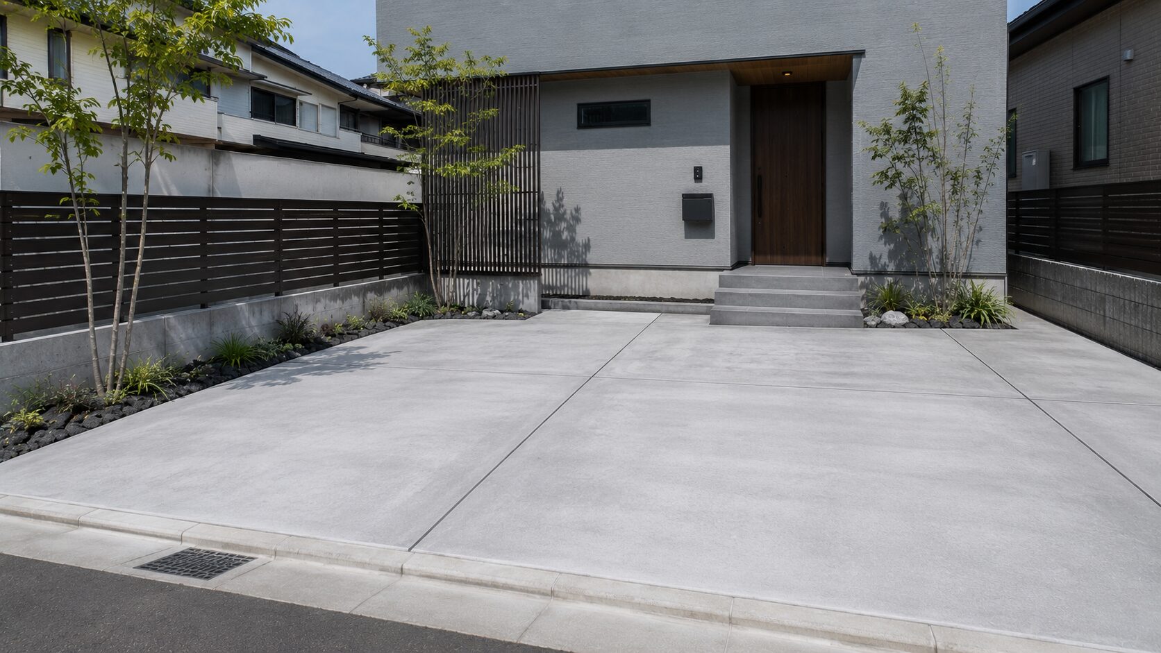 駐車場の外構工事｜コンクリートvsアスファルト費用比較【柏市】